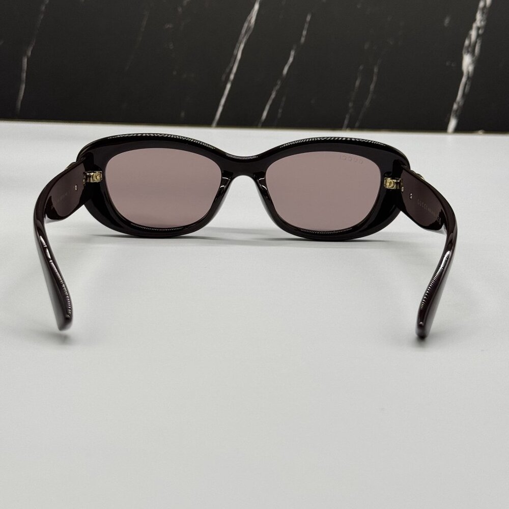 NEW GUCCI SUNGLASSES BROWN WOMEN EYEWEAR GUCCI GG1829SK 004 - Picture 7 of 11